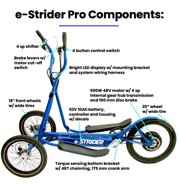Upgrade Your Elliptical Bike With the E‐Strider Retrofit Kit Upgrade Your Elliptical Bike With the E‐Strider Retrofit Kit